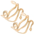thumbnail image 2 of Shisuyan 2Pcs Snake Arm Cuff Upper Band Cuff Bracelet Adjustable Open Armlet Fashion Accessory, 2 of 8
