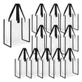 thumbnail image 2 of Juego de 12 bolsas transparentes: bolsas de viaje, bolsas de playa, neceseres y bolsas de cosméticos para las vacaciones., 2 of 8