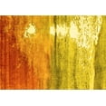 thumbnail image 1 of Ahgly Company Machine Washable Indoor Rectangle Oriental Yellow Industrial Area Rugs, 7' x 10', 1 of 4