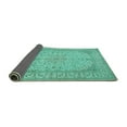 thumbnail image 2 of Ahgly Company Indoor Rectangle Persian Turquoise Blue Traditional Area Rugs, 4' x 6', 2 of 4