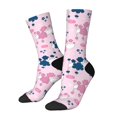 thumbnail image 1 of Balery Cartoon Poodle Dog Calcetas Largas con Estampado para Hombre y Mujer – Suaves y Transpirables, Talla Única (US 5-11), 1 of 6