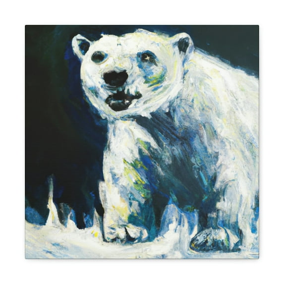 Polar Bear Neoclassicism - Canvas