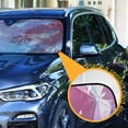 thumbnail image 3 of ALAZA Magic Beautiful Butterfly Windshield Sun Shade Car Foldable Visor Block UV Rays Protector 55"x27.6", 3 of 8