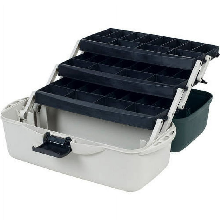Wakeman Plastic 4-Drawer Tackle Box Organizer for Fishing and Crafts, Gray  