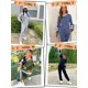 thumbnail image 5 of UVN Sweatsuits Womens 2pcs Sets Jogger Set Casual 2 Piece Outfit Striped Sweatshirts Long Tracksuits, 5 of 6