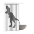thumbnail image 2 of ARTJIA Dinosaur Waterproof Polyester Bathroom Shower Curtain 60x72 Inches, 2 of 2