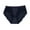 Black, variant on QQAMB Underwear for Women Lace Trim Bikini Panties Ladies No Show Midi Waist Nylon Comfy Breathable Panties