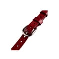 thumbnail image 5 of INSPIRE CHIC Women's Thin Hollow Out Single Pin Buckle Belt Width 3/4" Red 37 1/2", 5 of 6