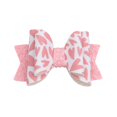 thumbnail image 5 of hengtong 2xValentine Hair Bows Glitter Bow Hair Clip for Birthday Valentine's Day Gifts Pink Heart, 5 of 9