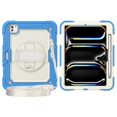 thumbnail image 2 of ELEHOLD Full Body Protective Case for iPad Pro 11 inch 2024,Heavy Duty 3-Layer Protection Case Built-in Screen Protector 360° Rotating Kickstand Handstrap Shoulder Strap Shockproof Cover,Blue, 2 of 8