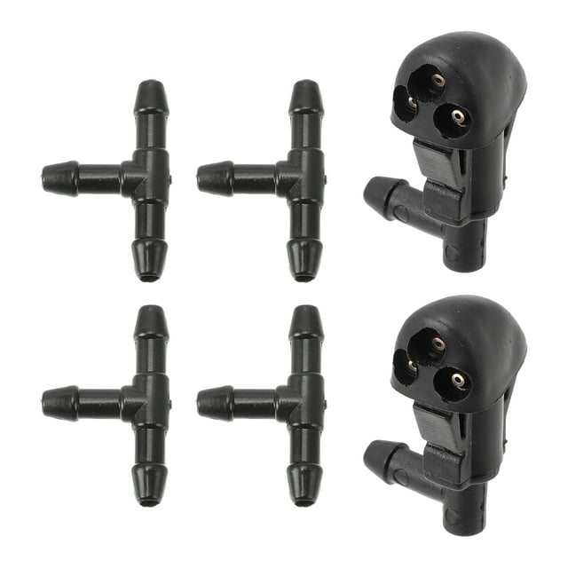 Kit de boquillas de lavaparabrisas para Chevrolet cruze 2009-2014, boquillas de rociado de parabrisas, 4 piezas de conector de manguera en T