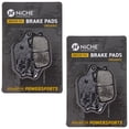 thumbnail image 1 of Niche Rear Brake Pad Set for Yamaha YZF R6S Organic Motorcycle 2 Pack 519-KPA2495D, 1 of 5