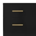 thumbnail image 2 of Delta Children Sloane 4 Drawer Dresser with Changing Top and Interlocking Drawers, Black /Bronze, 2 of 13