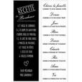 thumbnail image 1 of IH Casa Decor Canvas Wall Sign Recette/Famille Asstd - Set of 2, 1 of 3