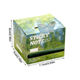thumbnail image 2 of Translucent Glitter Butterfly Sticky Notes, 105 Sheets Pull Out Self Adhesive Memo Pads, No Residue Sheets For Journaling & Desk Organizing, 2 of 5