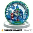 thumbnail image 4 of Luigi Mansion Paper Plates Birthday Decorations Party Supplies Tableware Disposable Dinnerware, 4 of 4