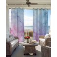 thumbnail image 3 of Purple Blue Marble Blackout Curtains 96 Inch Length 2 Panels Set, Ink Painting Modern Art Full Shading Curtains for Windows, Blackout Curtains for Bedroom Living Room 52"x96", 3 of 8