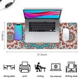 thumbnail image 5 of Add Elegance to Your Desk with Our Mandala Mouse Mat: Cute & Pretty, Non-Slip, Waterproof, Stitched Edge - Small Size 31.5x11.8 Inch, 5 of 7