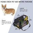 thumbnail image 3 of Banana Carrier Bag for Dogs and s, 900D Oxford Cloth Travel Tote with Nylon Webbing, 17x10x11.8 Inches, 43x26x30 cm, 3 of 7