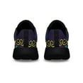 thumbnail image 4 of Happy Mardi Gras Shoes Sneakers for Women Men Black Size 7.5, 4 of 7