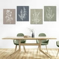 thumbnail image 6 of Framed Boho Wall Art Set of 4 Botanical Plant Canvas Print Wall Art for Rustic Vintage Farmhouse Wall Art for Home Kitchen Wall Decor Living Room Bathroom Bedroom 8x10 inch, 6 of 6