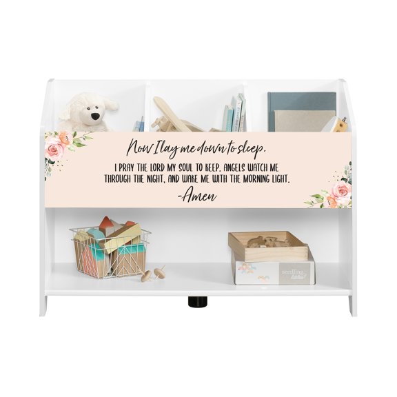 LifeSong Milestones Bookcase Footboard Storage Box Now I Lay Me Down
