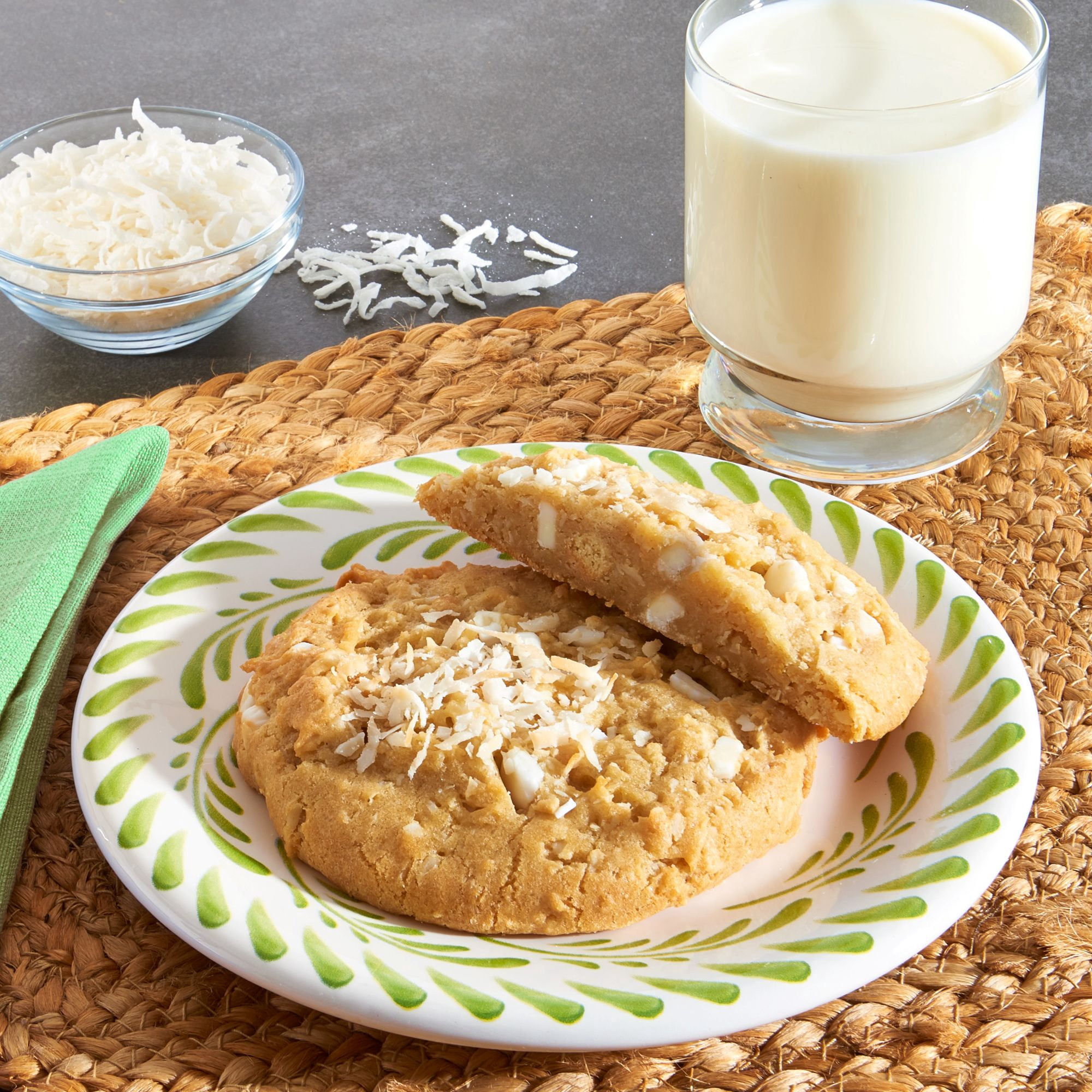 King Krumb Key Lime Pie & Coconut Cream Pie Bakery Cookies, Ready to Eat Soft Baked Gourmet Cookies with Creamy and Tropical Flavors, Naturally Flavored, 11 oz, 2 Count