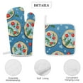thumbnail image 4 of Fun Pizza Insulated Gloves And Pot Mats (four Piece Set), 4 of 6