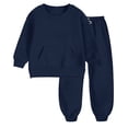 thumbnail image 6 of Dnhxils Girls Athletic Sets Kids Two Piece Outfits Long Sleeve Pullover Sweatpants with Pockets for Teen Girls Fall Sports Clothes, 6 of 9