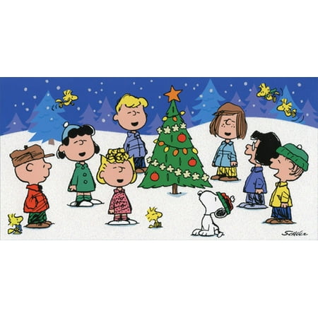 Hallmark Peanuts Singing Around Tree Box of 16 Christmas