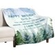 thumbnail image 2 of LHSHID Mom Birthday Unique Birthday Gift Blankets Gift Blanket Flannel Soft and Comfortable Anti static Bed Sofa Blanket 60x80in, 2 of 5