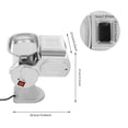 thumbnail image 2 of 1.7mm/0.07in Electric Meat Cutter 600W Automatic Kitchen Meat Cutting Machine Raw & Deli Food Slicer for Boneless Pork Sliced Fish Softer Vegetables etc., 3.35x1.97in Feeding, Storage & Catching Tray, 2 of 15