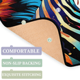 thumbnail image 3 of CURLYOOT Colorful Zebra Rug for Living Room Bedroom, 4x6 Ft Washable Area Rug, Non Slip Rugs for Entryway, Large Carpet for Indoor Dining Room, 3 of 7