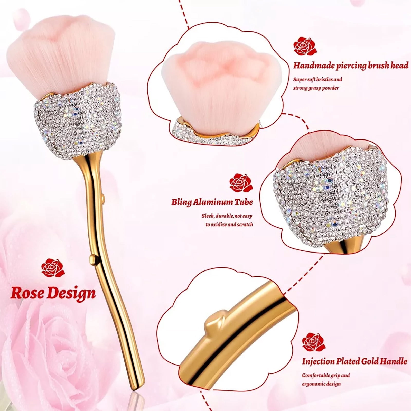 Leg Makeup Brush Makeup Brush Cleansing Pad Real Technique Air Lip Stick Brush Make up Brush Pad Bead Brush Rushes Roller Hair Brush Wire Brush for Hair Hair Brush Easy to Clean Artist Couture Lip
