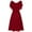 Red, variant on Mchoice Wedding Guest Dresses for Women Formal Wedding Bridesmaid High-waist Party Prom Gown Cocktail Dress
