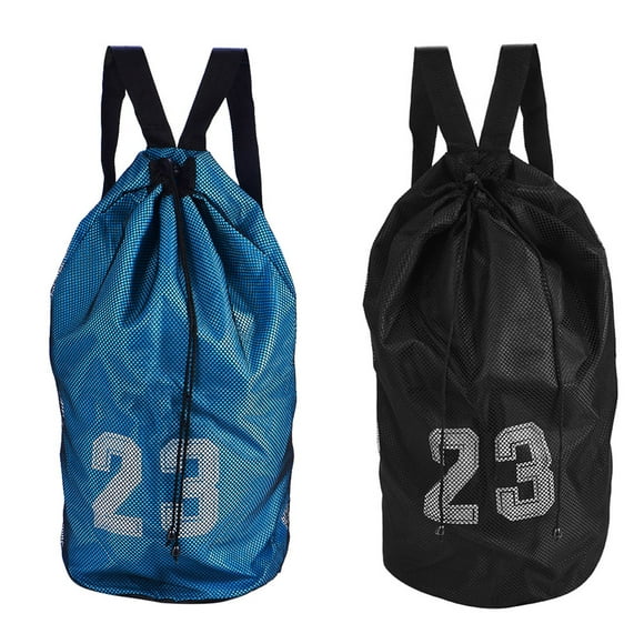 Yosoo Ball Bag, Drawstring Bag,Basketball Football Soccer Sports Training Exercising Mesh Backpack Shoulder Drawstring Bag