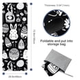 thumbnail image 4 of Easter Hot Yoga Towel with Storage Bag, 72.8"x26.8", Suitable for Yoga, Pilates, Fitness, etc., 4 of 6