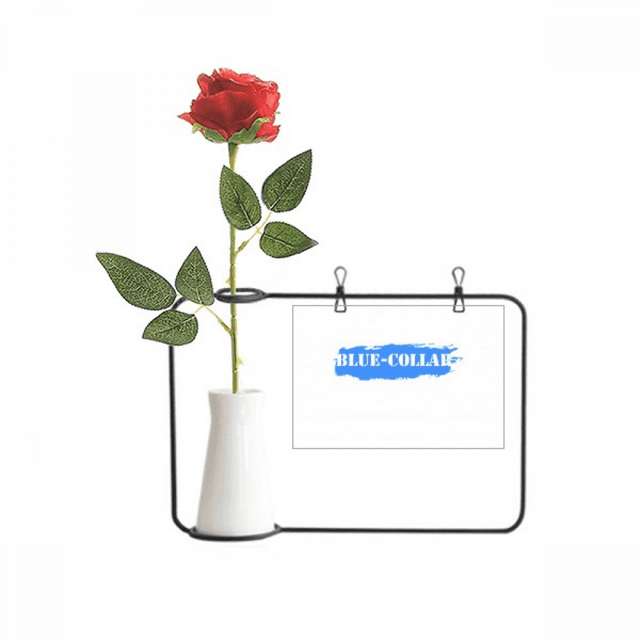 Workers Common Knowledge English Language Culture Artificial Rose Flower Hanging Vases Decoration Bottle