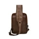 thumbnail image 3 of Bandolera Xtellar De Cuero De Los Hombres Bolso De Hombro Color Marron, 3 of 5
