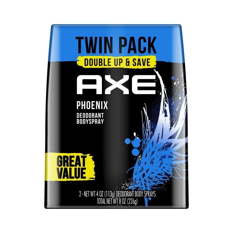 Axe Phoenix Body Spray Daily Fragrance Twin Pack - 4oz/2pk
