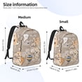 thumbnail image 2 of Rocae World Map With Animals for Canvas College Laptop Backpack for Men Women -Small, 2 of 5