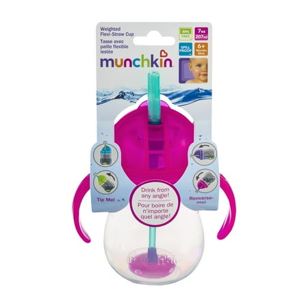 Munchkin Click-Lock Straw Trainer Sippy Cup - Colors May Vary