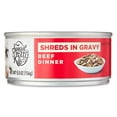 thumbnail image 2 of (24 pack) Special Kitty Beef Dinner Shreds in Gravy Wet Cat Food, 5.5 oz Can, 2 of 8