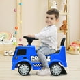 thumbnail image 4 of Costway Kids Ride On Push Police Car Licensed Mercedes Benz Push and Ride Racer, 4 of 12