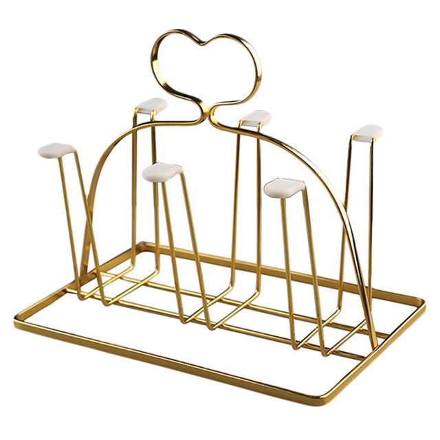 1Pc Delicate Cup Shelf Home Cup Shelf Cup Rack Cup Draining Shelf Cups Organizer Cup Holder Storage Rack for Kitchen Home Hotel