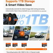 Vantrue N4 Pro S (N4 ProS) 3 Channel Dashcam 4K + 1080P + 2.5K Optional LTE