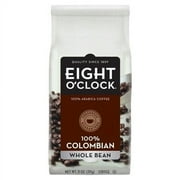 Eight O'Clock Coffee 100% Colombian Whole Bean, 11 OZ (Pack of 6)