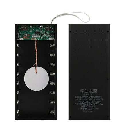 

Techinal 16 Slot 18650 Battery Charger Case Power Bank DIY Tools Dual USB Battery Box