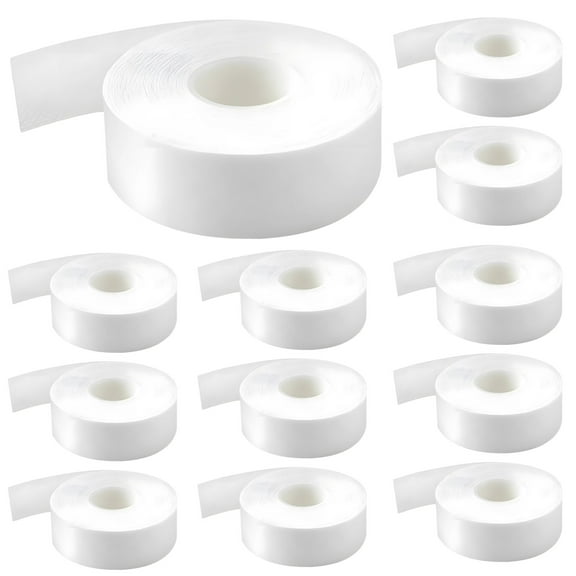 12 PCS Anti-Dirty Collar Sticker, Self-Adhesive Disposable Sweat Guard, Breathable Design, Elastic Protection, Suitable for Collars and Brims