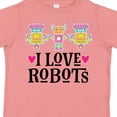 thumbnail image 4 of Inktastic I Love Robots Cute Robotics Girls Toddler T-Shirt, 4 of 5
